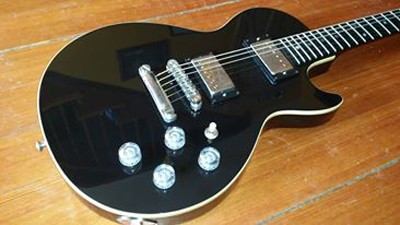 Misc. Custom Build - Black LP Set Neck - Around 2003 - Click on picture for manual slideshow.