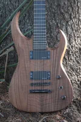 Templar Scimitar Prototype - 7 String Baritone - Click on picture for manual slideshow.