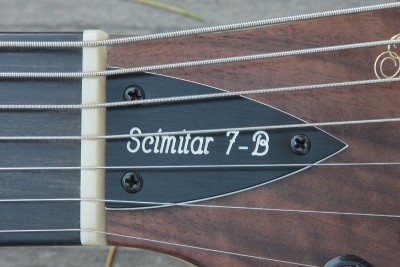 Templar Scimitar Prototype - 7 String Baritone - Click on picture for manual slideshow.