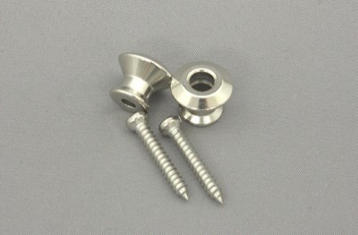 Dunlop Strap Buttons: Nickel