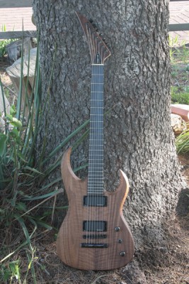 Templar Scimitar Prototype - 7 String Baritone - Click on picture for manual slideshow.