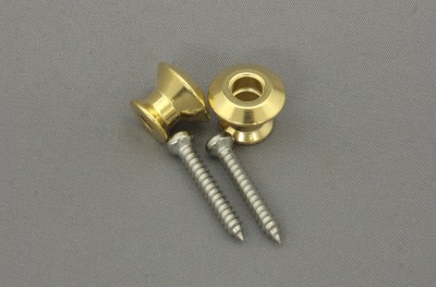 Dunlop Strap Buttons: Gold