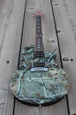 Misc. Custom Build - Custom LP Special - Camo Wrap - Click on picture for manual slideshow.