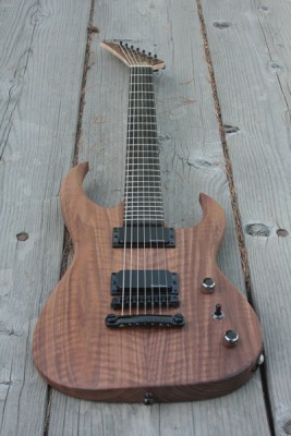 Templar Scimitar Prototype - 7 String Baritone - Click on picture for manual slideshow.