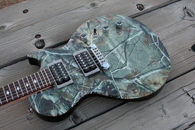 Misc. Custom Build - Custom LP Special - Camo Wrap - Click on picture for manual slideshow.