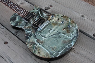 Misc. Custom Build - Custom LP Special - Camo Wrap - Click on picture for manual slideshow.