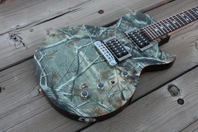 Misc. Custom Build - Custom LP Special - Camo Wrap - Click on picture for manual slideshow.