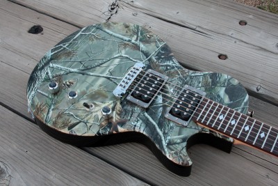 Misc. Custom Build - Custom LP Special - Camo Wrap - Click on picture for manual slideshow.