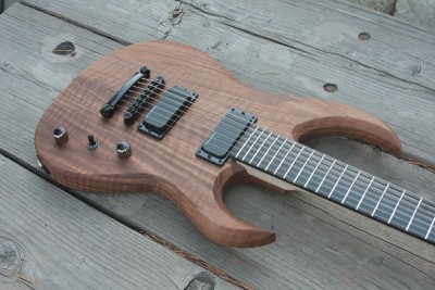 Templar Scimitar Prototype - 7 String Baritone - Click on picture for manual slideshow.