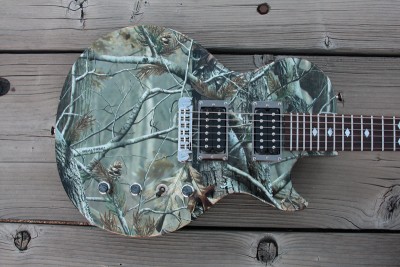 Misc. Custom Build - Custom LP Special - Camo Wrap - Click on picture for manual slideshow.