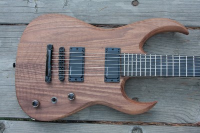 Templar Scimitar Prototype - 7 String Baritone - Click on picture for manual slideshow.